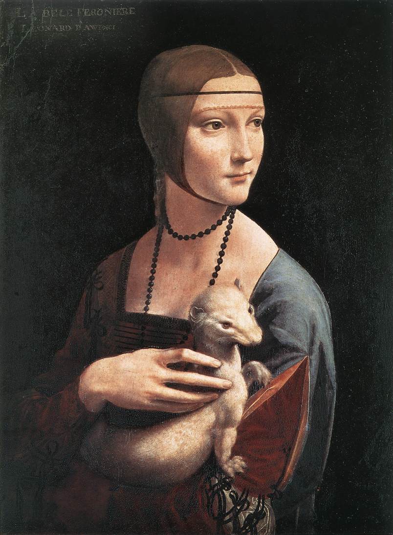 Леонардо да Винчи «Дама с горностаем»