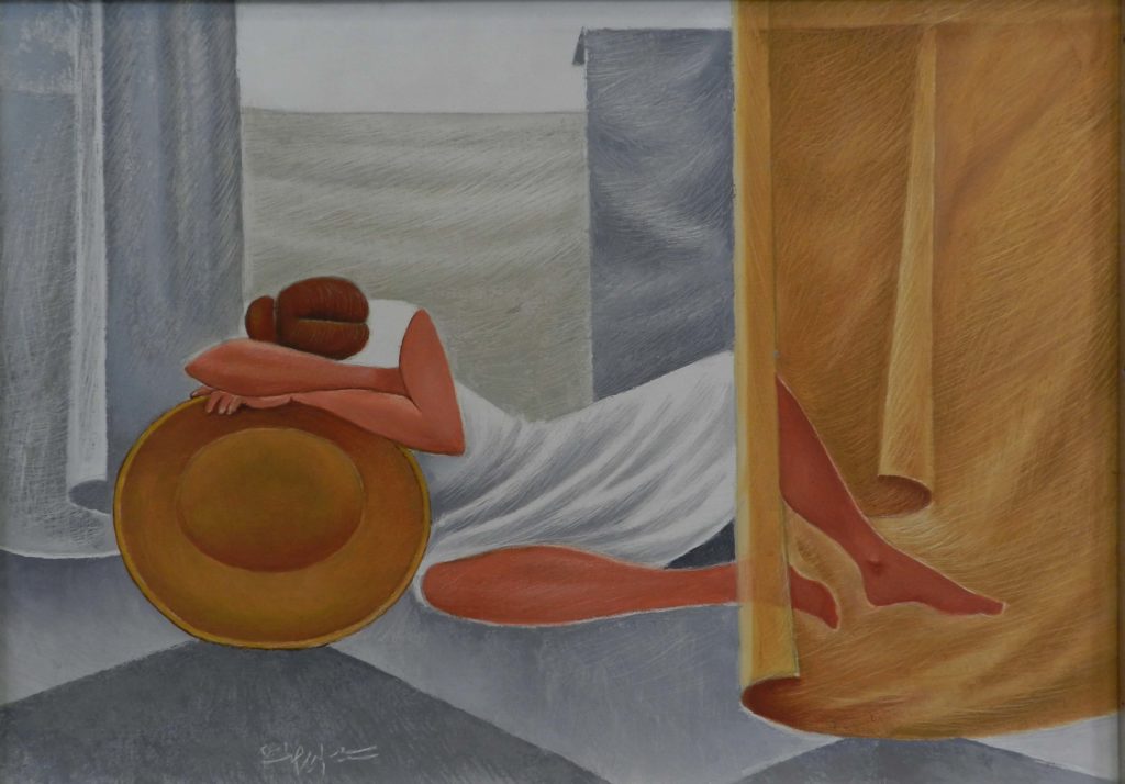 Sayed Saad ELdin - Sleeping Woman, 70x50