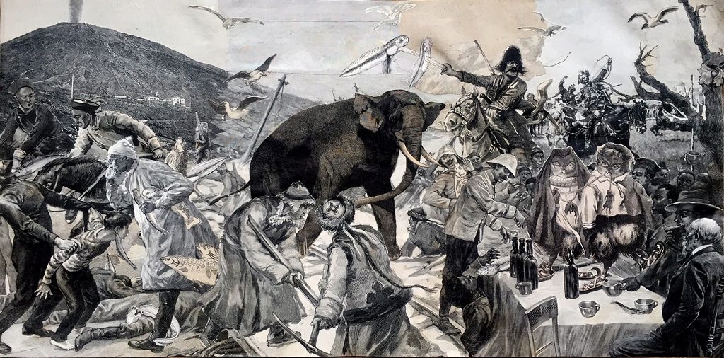 kamil-i-nikita-kravcovy-iz-serii-armageddon-kollazh-gravyury-iz-zhurnalov-1890-1940gg-2017