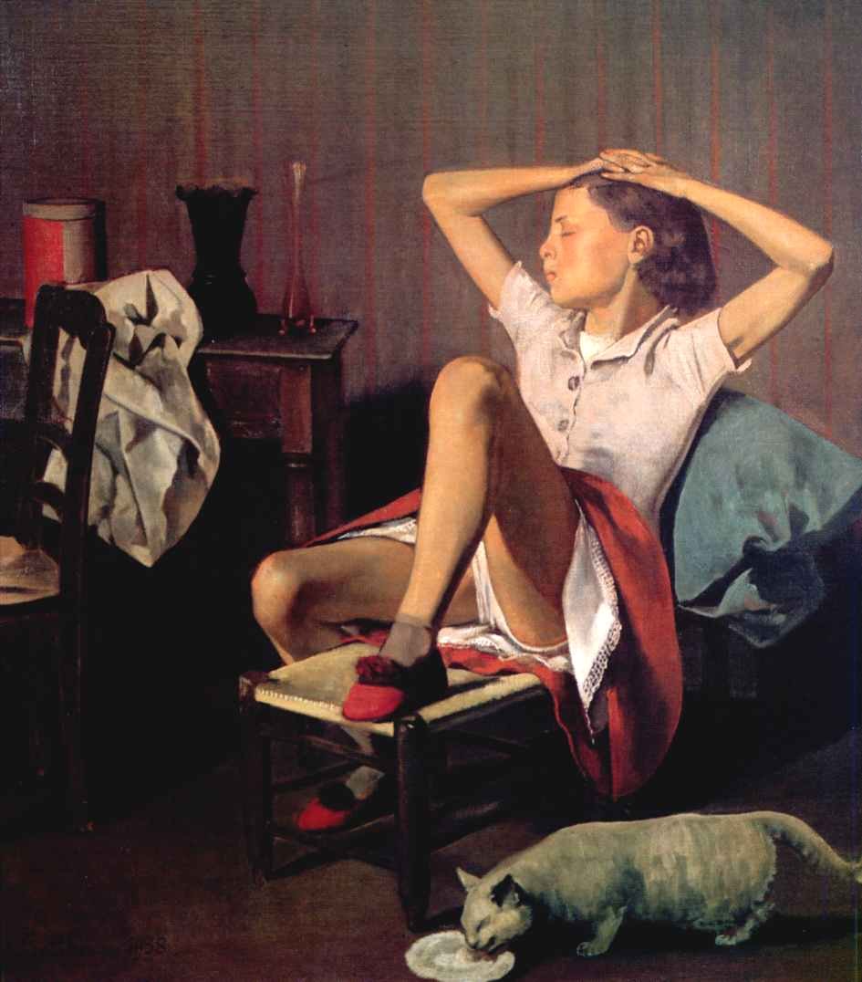 thc3a9rc3a8se-dreaming-by-balthus-1938