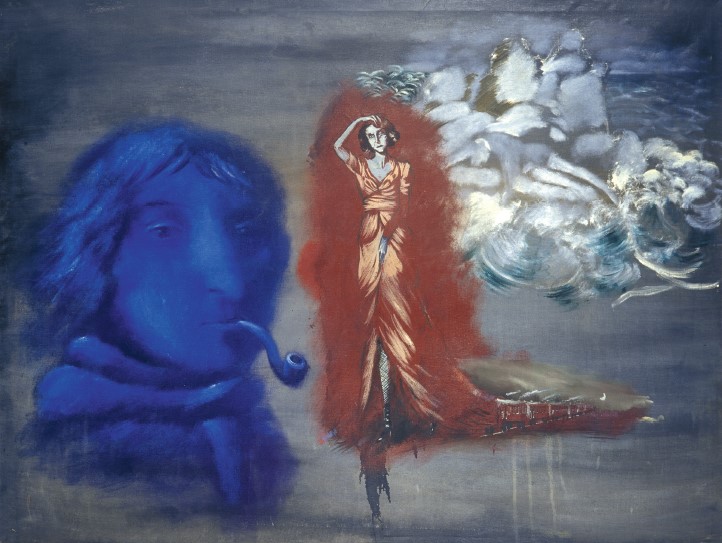 Подорож (Муза), олія на полотні, 150 x 200 см, 1991