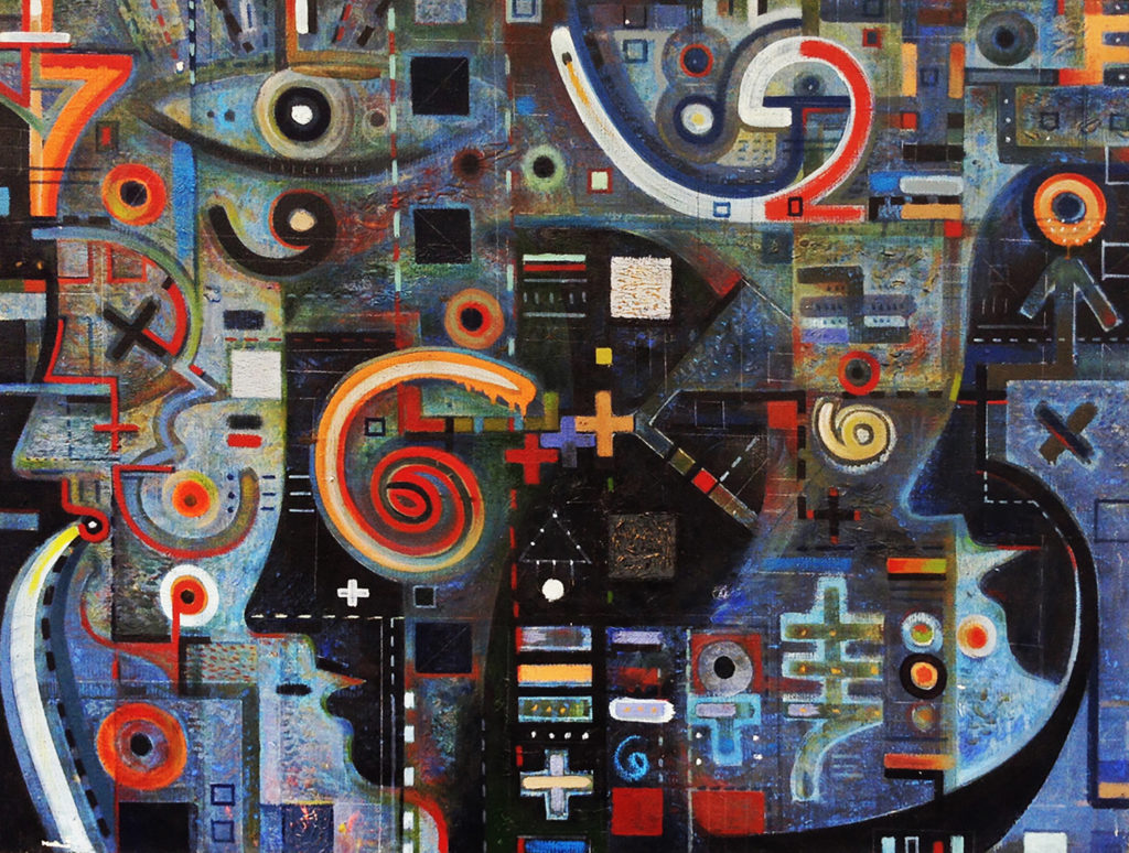 anatol-stepanenko-transkomunikaciyi-diptih-chastina-ii-1989-polotno-mishana-tehnika-60h80