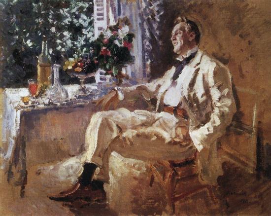 Константин Коровин. Портрет Шаляпина. 1911